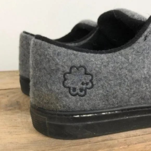 BAABUK gray sheep happens wool sneakers eu size 41 / us men's size 8 EUC - Picture 4 of 9